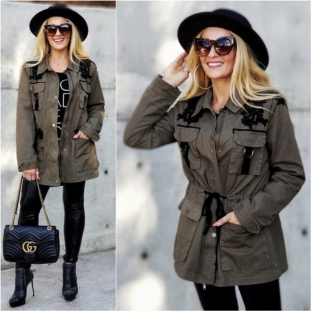 Anorak Jacket - Olive Parka Coat Trendsett… - Picture 2 of 3